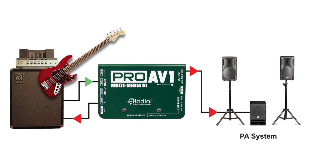 Pro AV1 DI Passieve Multimedia Mono