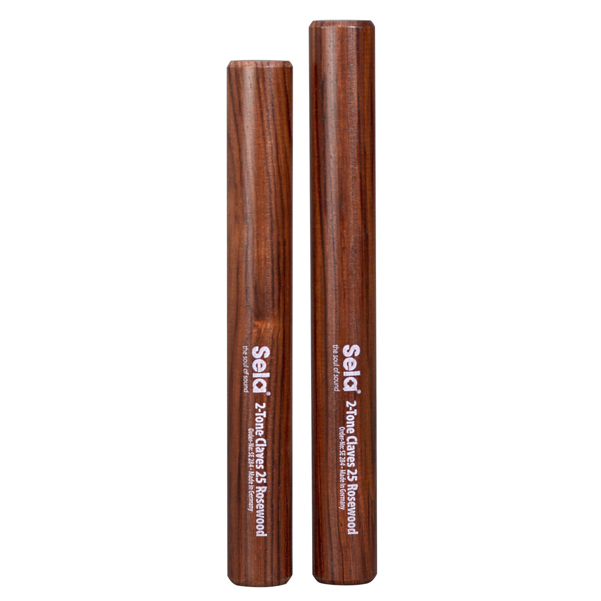 Sela Percussion Tweekleurige claves 25 palissander Se 284
