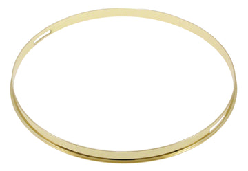 Stalen Hoepel 14" Snarezijde Goud 2.3mm Simple Flange