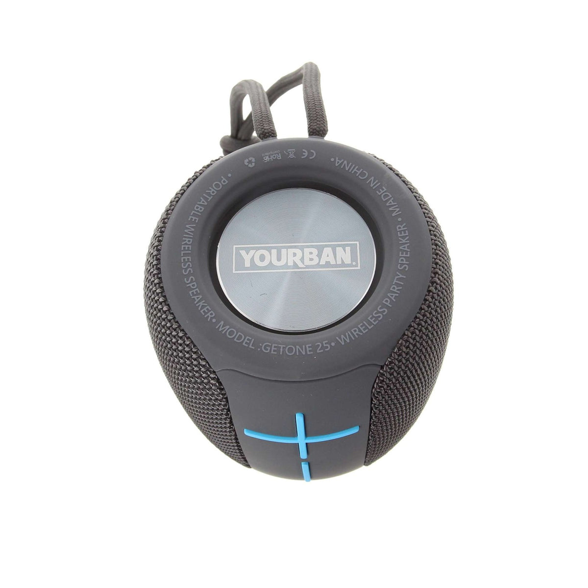 GETONE 25 GRIJS - COMPACTE BLUETOOTH NOMADISCHE LUIDSPREKER GRIJS