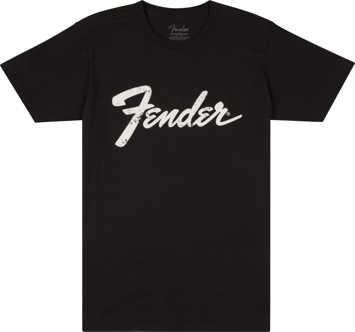 Fender Logo Date Back Tee Black L