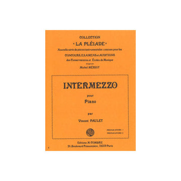 Paulet - Intermezzo - Piano