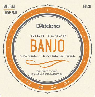 EJ63I Snaren voor Banjo Light Tenor Iers 12-36