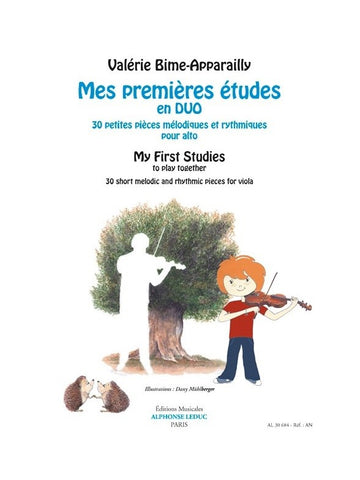 BIME-apparailly Valerie - Mes Premieres Etudes En Duo Pour Alto