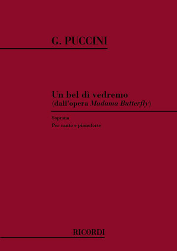 PUCCINI G. - UN BEL DI' VEDREMO - CHANT ET PIANO