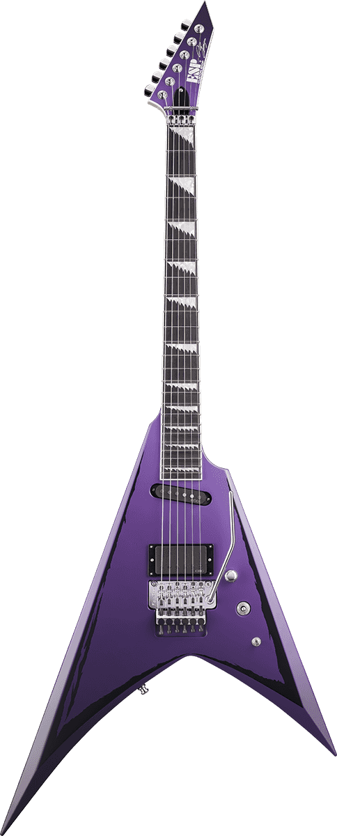 Handtekening Elektrische Gitaar Alexi Laiho Gescheurd