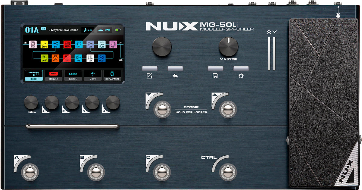 Nux MG-50Li Diepblauw