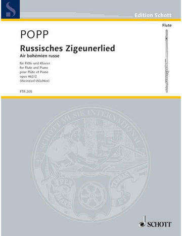 Popp - Air Bohémien Russe Op. 462/2 - Fluit en Piano