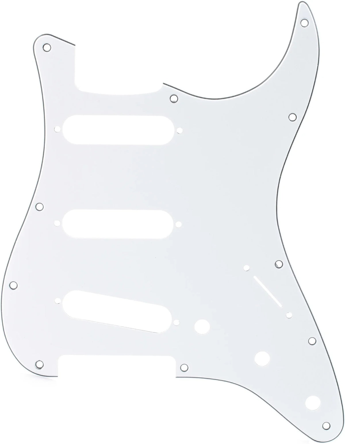 Fender Slagplaat voor Strat SSS wit