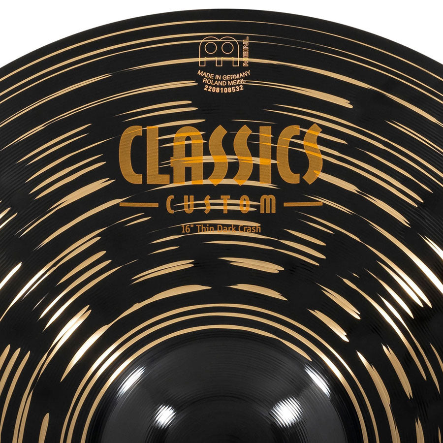 16" CLASSICS CUSTOM THIN DARK CRASH