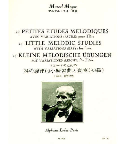 Leduc Moyse - 24 Petites Études Mélodiques - Flute
