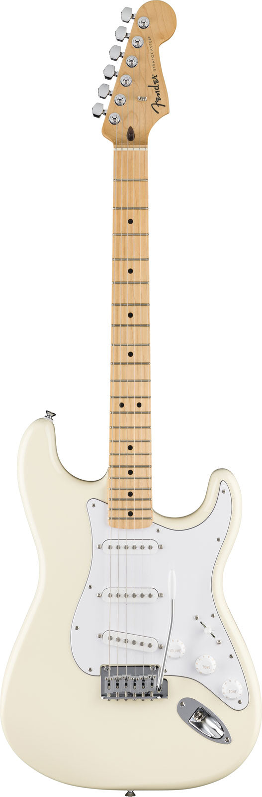 Standard Stratocaster MN Witte Slagplaat Olympic White