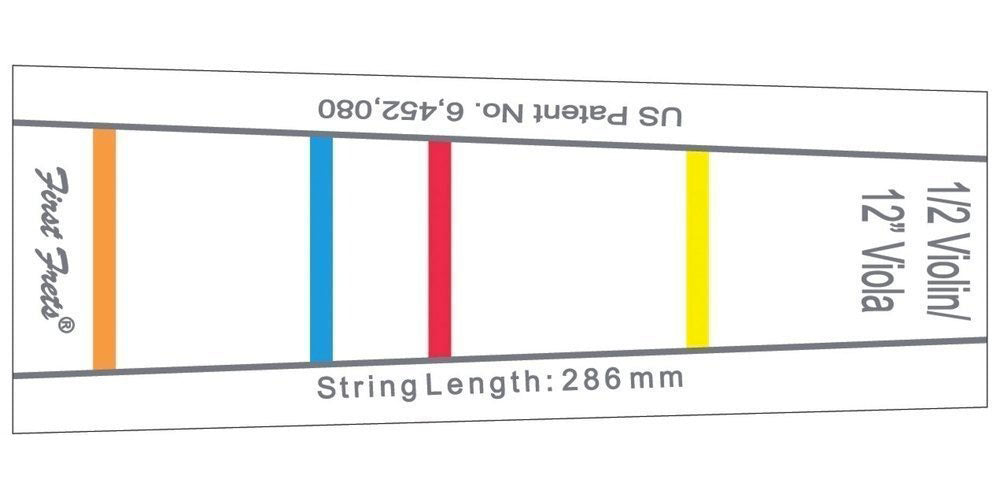 Gewa Toetsmarkeringen First Fret 33 MM Voor Viool 3/4 En Altviool 33 CM (13")
