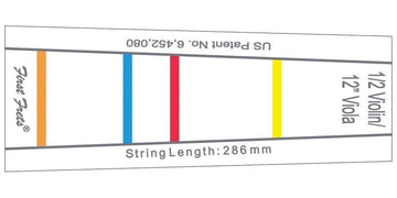 Toetsmarkeringen First Fret 33 MM Voor Viool 3/4 En Altviool 33 CM (13")