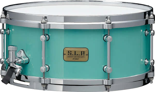 Tama S.L.P. 6"X14" FAT SPRUCE SNARE DRUM TURQUOISE