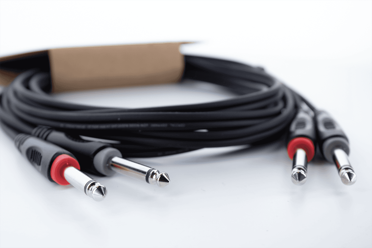 Dubbele Mono-jack Audiokabel 3 M