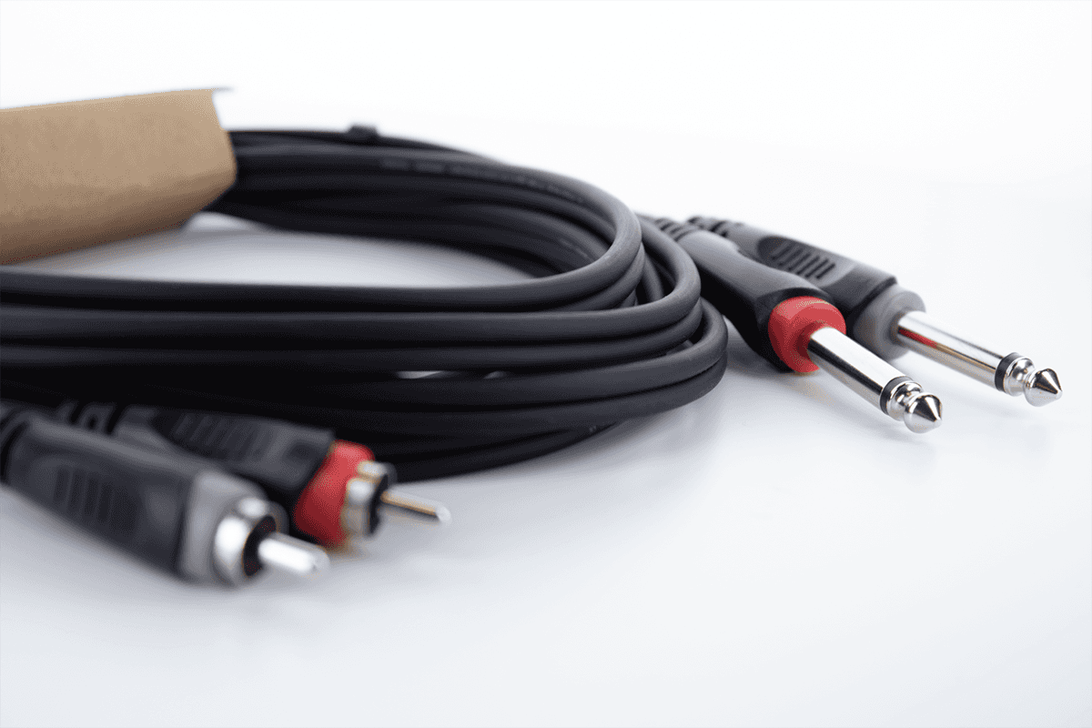 Audio Kabel Dubbele Jack Mono - RCA 1,5 M