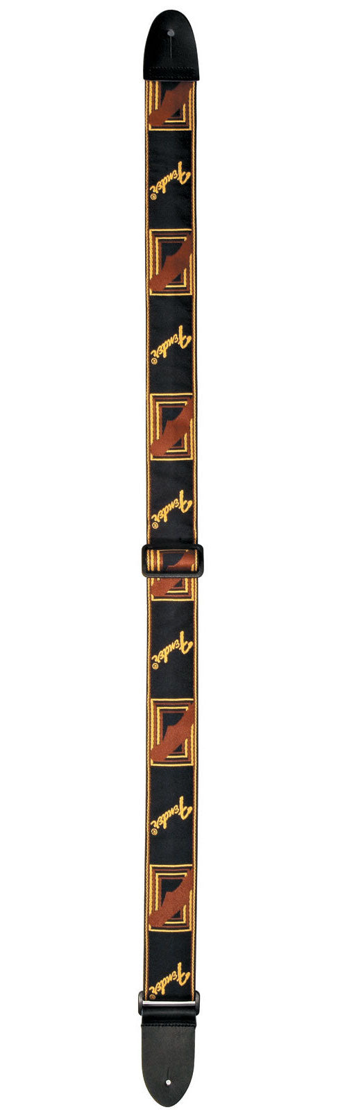 2 MONOGRAMMED STRAP BLACK/YELLOW/BROWN