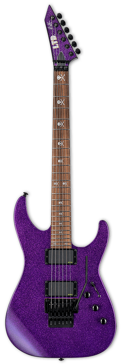 Kirk Hammett Model 602 Glitter Purple