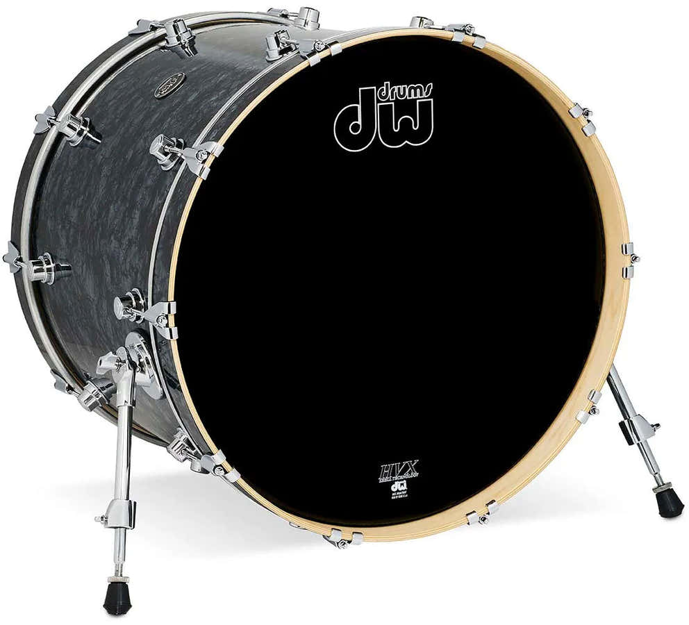 22X18  BASS DRUM PERFORMANCE FINISH PLY / SATIN OIL BLACK DIAMOND