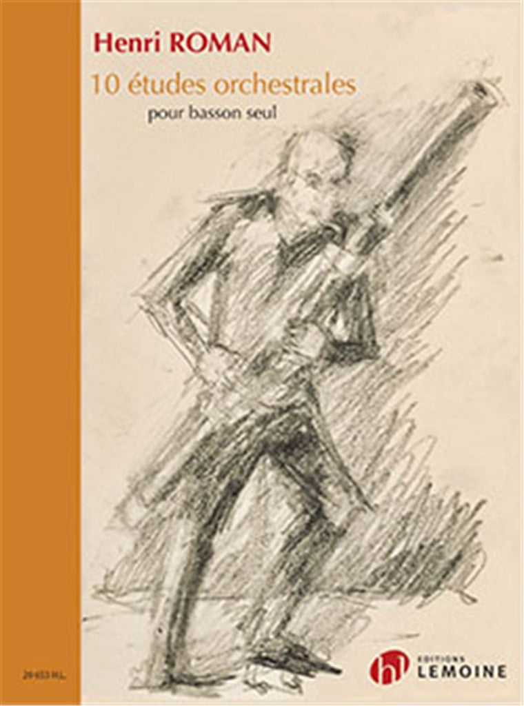 Lemoine Roman Henri - 12 Etudes Orchestrales Pour Basson