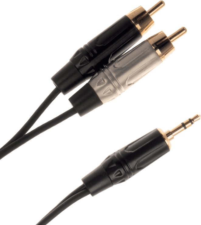 Quiklok JUSTJ352RCA2 CABLE JUST MINIJACK STEREO 2 X RCA 2 M