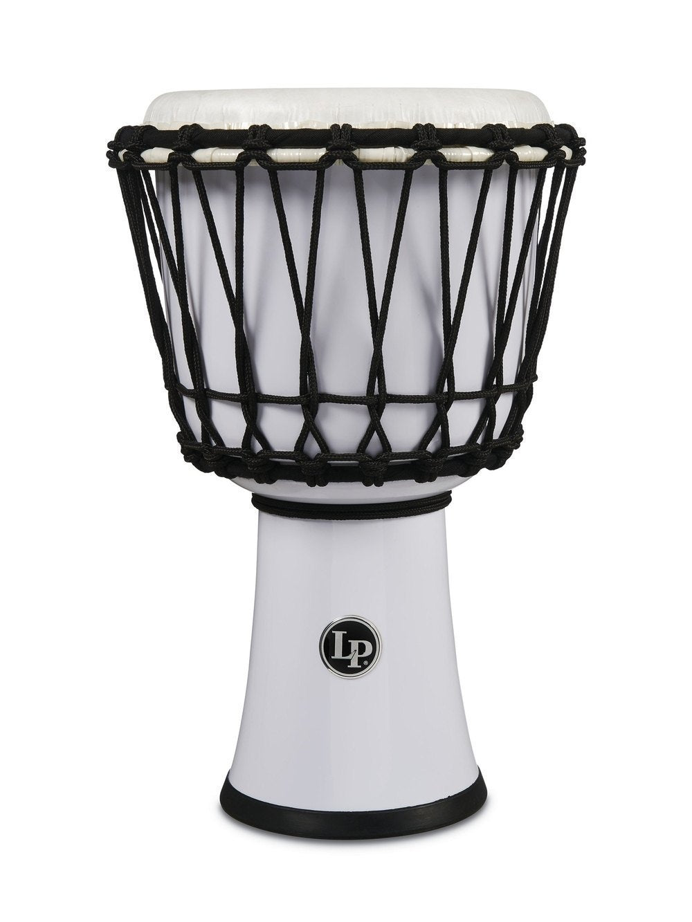 Latin Percussion LP1607WH DJEMBE WORLD 7-INCH RUPE TUNED CIRCLE WIT