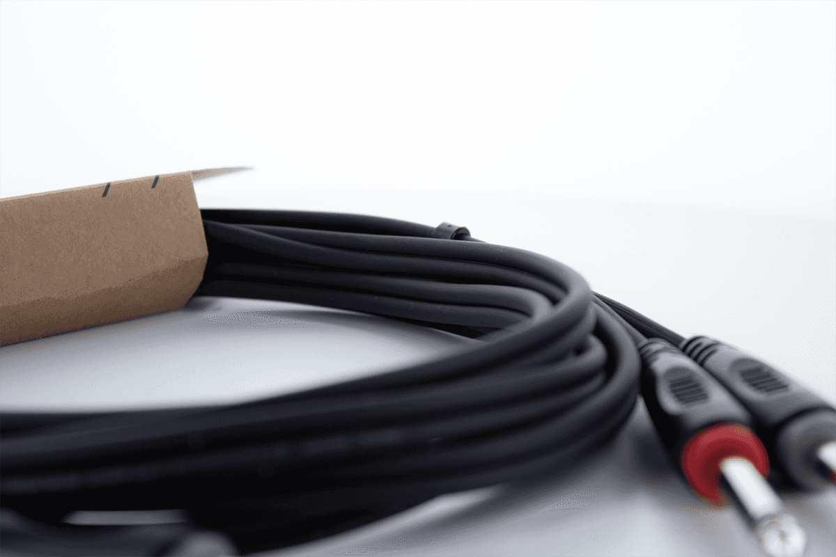 Dubbele Mono-Jack-Audiokabel 6 M