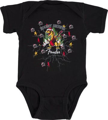 "0-3M" Babyromper Kerstdinosaurus 2025