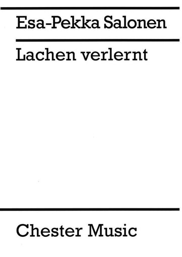 Salonen ESA-pekka - Lachen Verlernt - Violon