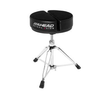 SPG-ARTB ROUND DRUM THRONE SPINAL-G BLACK - 3 LEG BASE