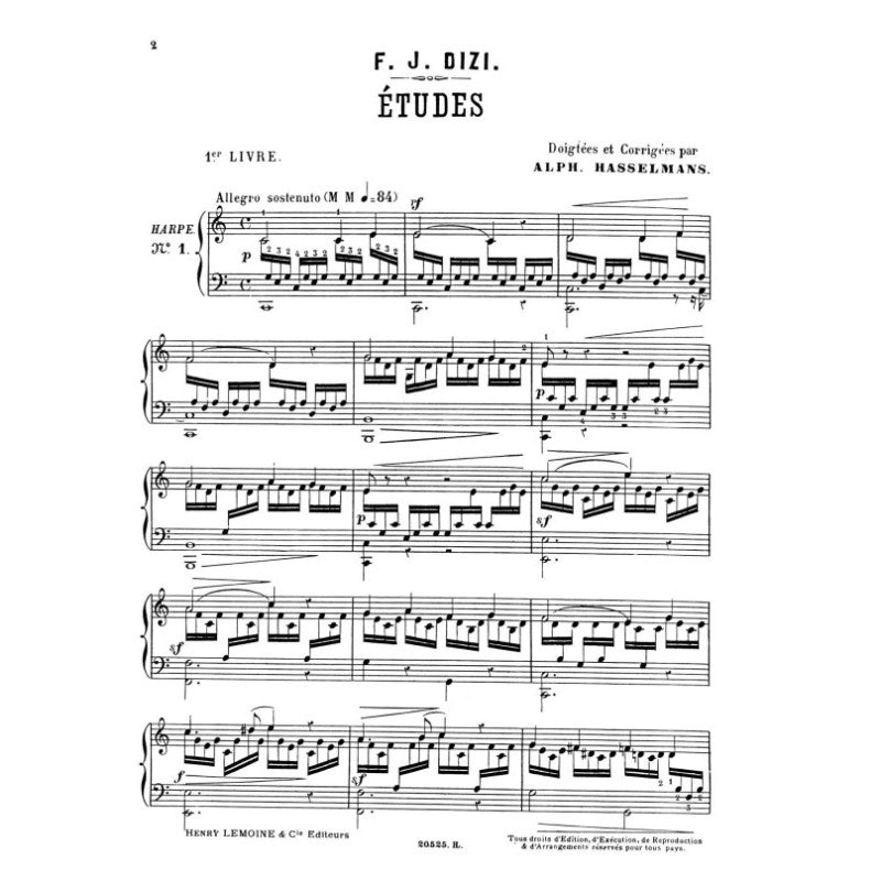 Dizi F.J. - Etudes (48) Vol.1 - Harpe