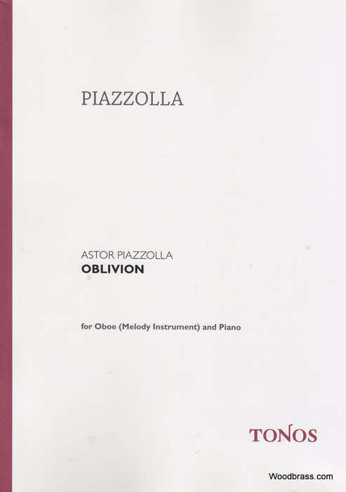 PIAZZOLLA A. - OBLIVION - HAUTBOIS ET PIANO