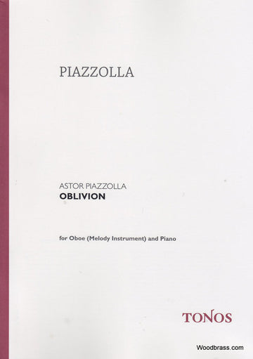 PIAZZOLLA A. - OBLIVION - HAUTBOIS ET PIANO