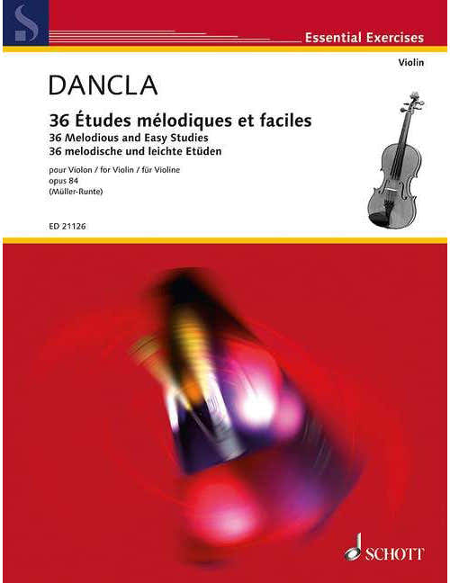 DANCLA C. - 36 MELODIOUS AND EASY STUDIES OP. 84 - VIOLON