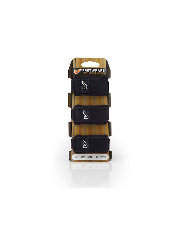 FretWraps 3-pack Zwart - Klein