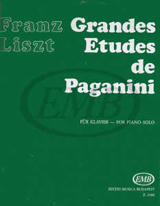 LISZT F. - STUDI DI PAGANINI (6) - PIANO