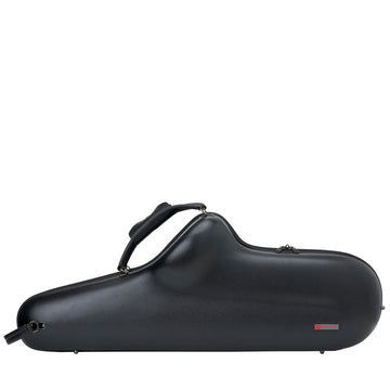 Zwarte Micro Zip Etui - Tenorsaxofoon