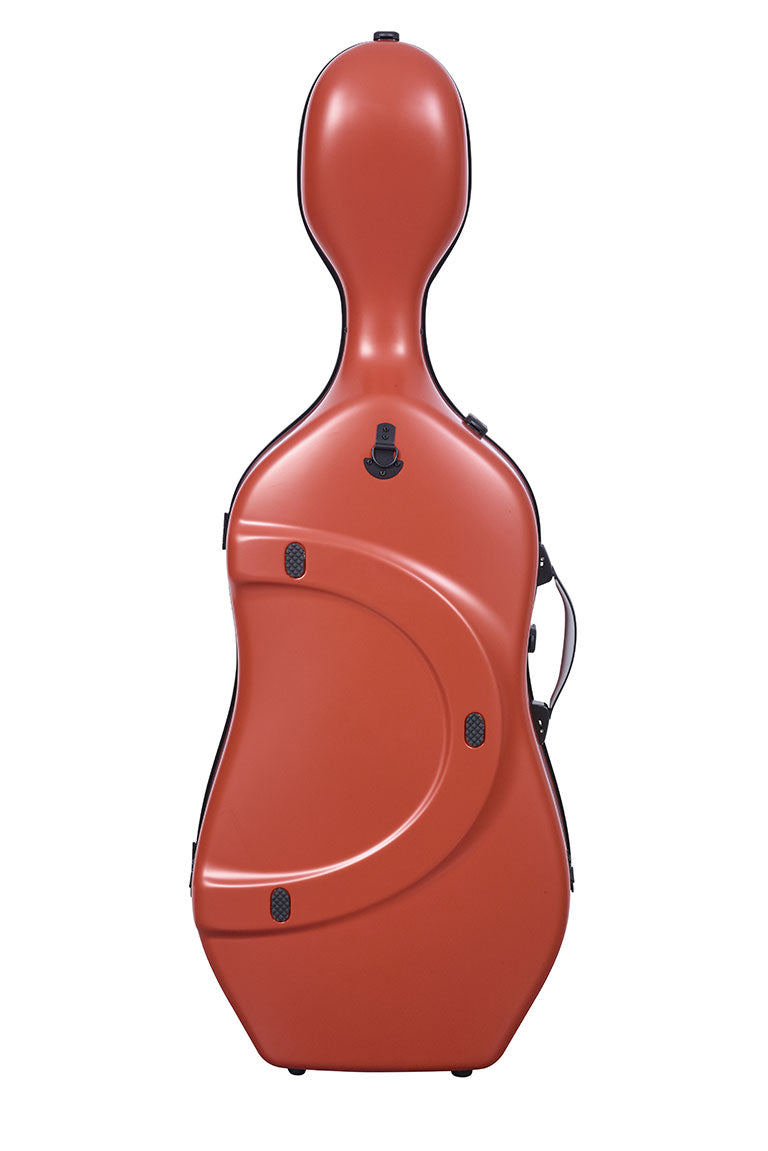 Cellokoffer 4/4 Slim Hightech - Oranje