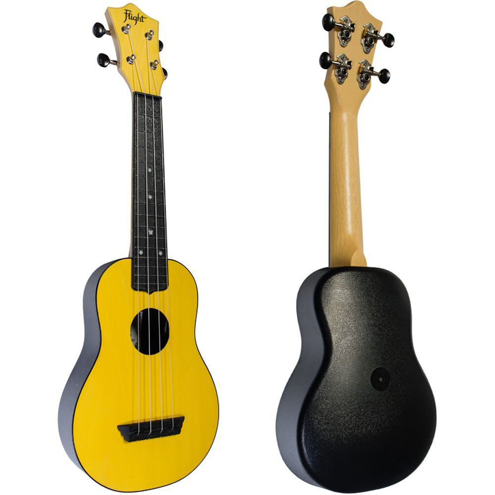 Flight Tus35 ABS-reisukelele - Geel