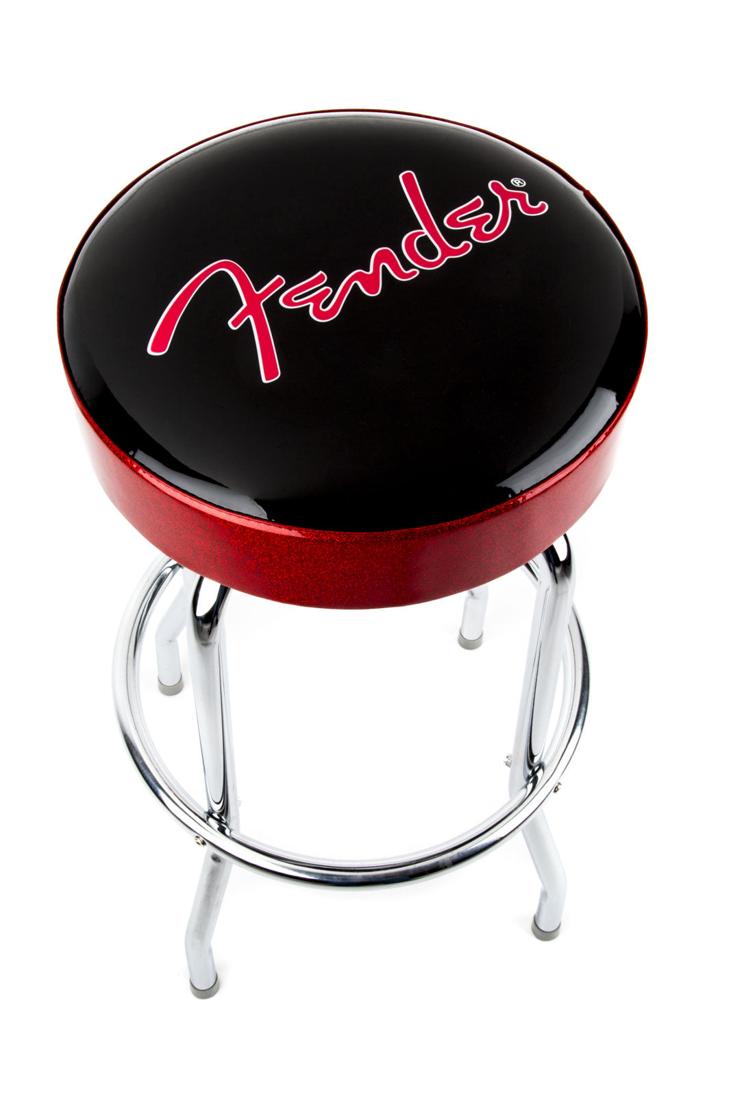 Barkruk met Red Sparkle-logo zwart Red SPARKLE-chrome 30"