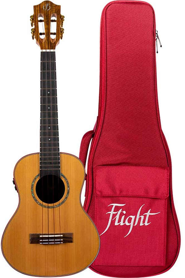 Flight: Diana Tenor Electro Ukulele - SoundWave PU -