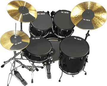 MUTEPP7  EMPRINGEN VOOR DRUMVELLEN EN BEKKENS 10/12/14/14/18 + HI-HAT + 2 BEKKENS