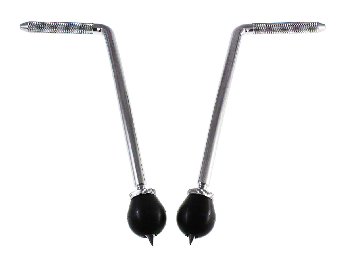 BDS6-12 - CURVED BASS DRUM SPURS / LEGS - 12MM (X2)