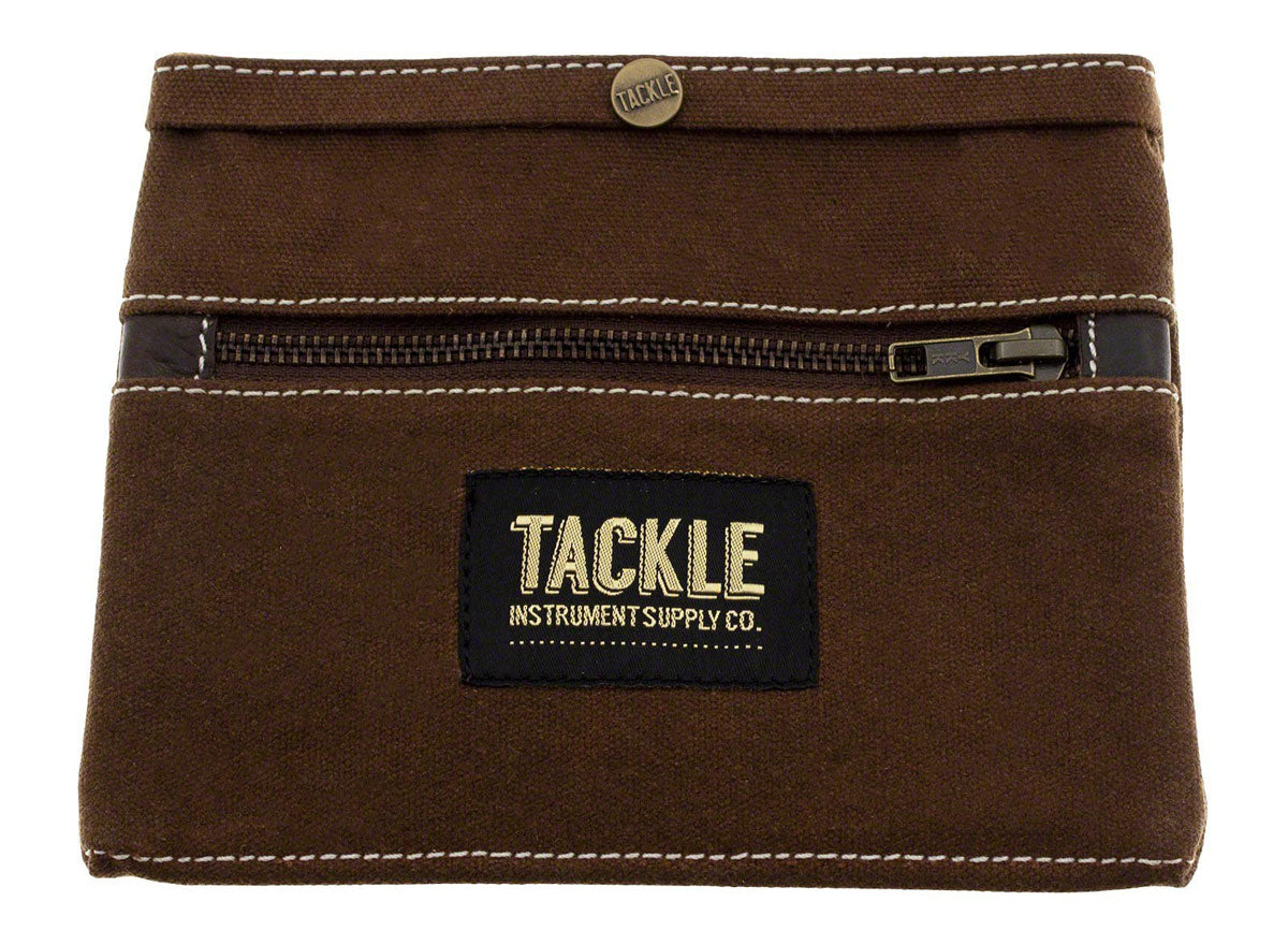 Etui van Gewaxte Canvas - Bruin