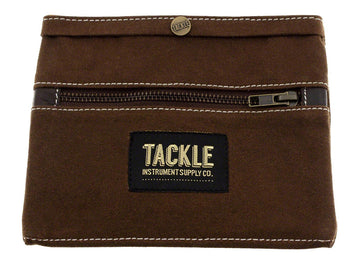 Etui van Gewaxte Canvas - Bruin
