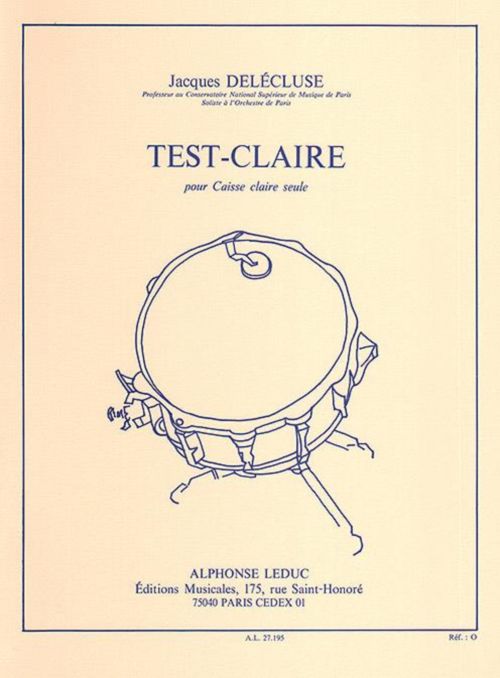 Leduc DELECLUSE JACQUES - TEST-CLAIRE