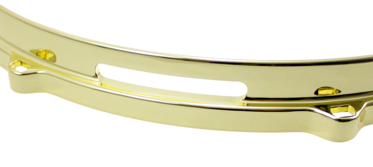 HDC3-13-8SBR - 13" 8 HOLES SNARE SIDE BRASS 3MM DIE CAST DRUM HOOP