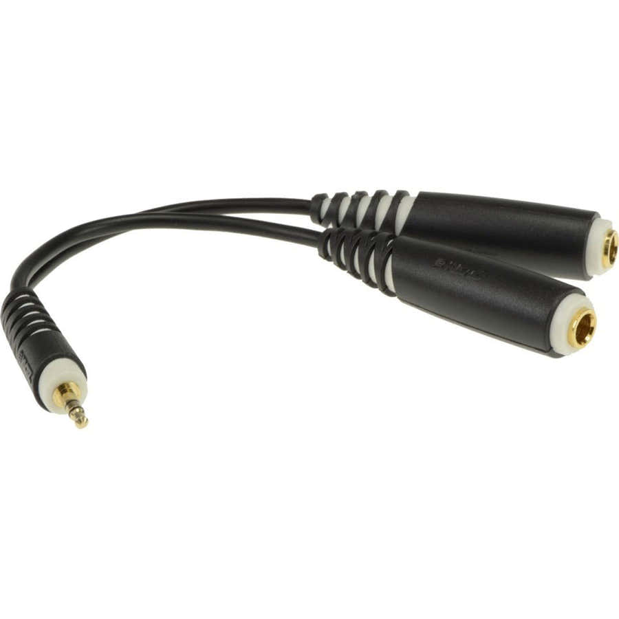 AYB-3 Stereo-minijack male naar 2x stereo-jack female