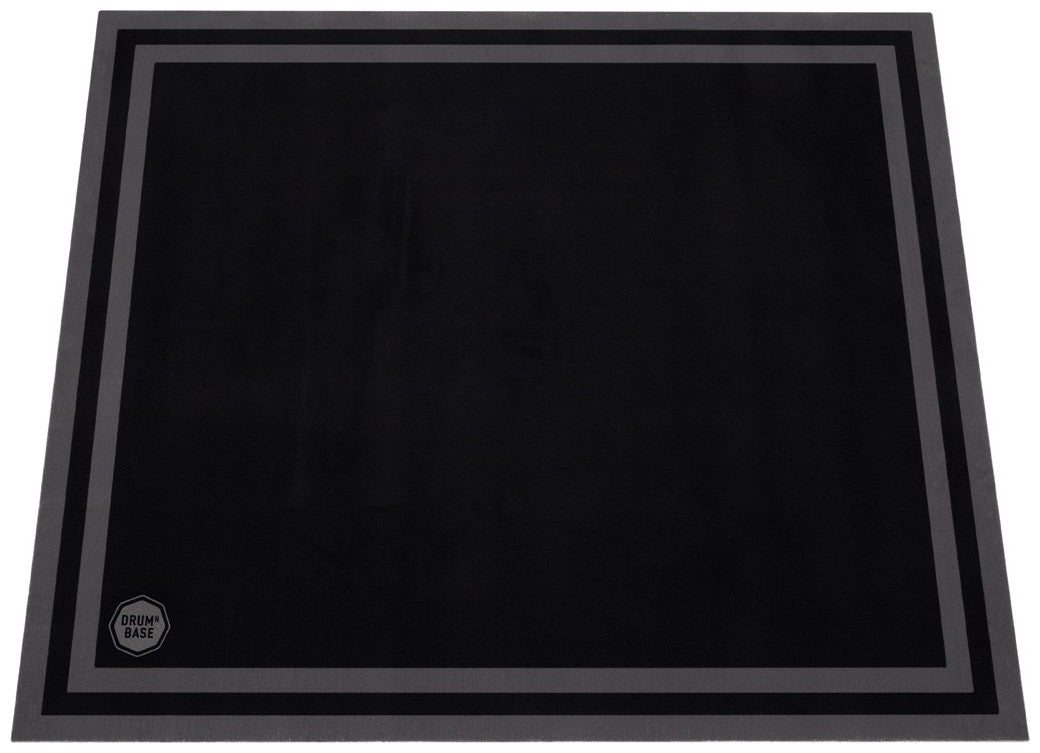 Vrije Ophanging & 27dB Contactgeluidreductie - Drummat 1.85 x 1.65m - Stage Black